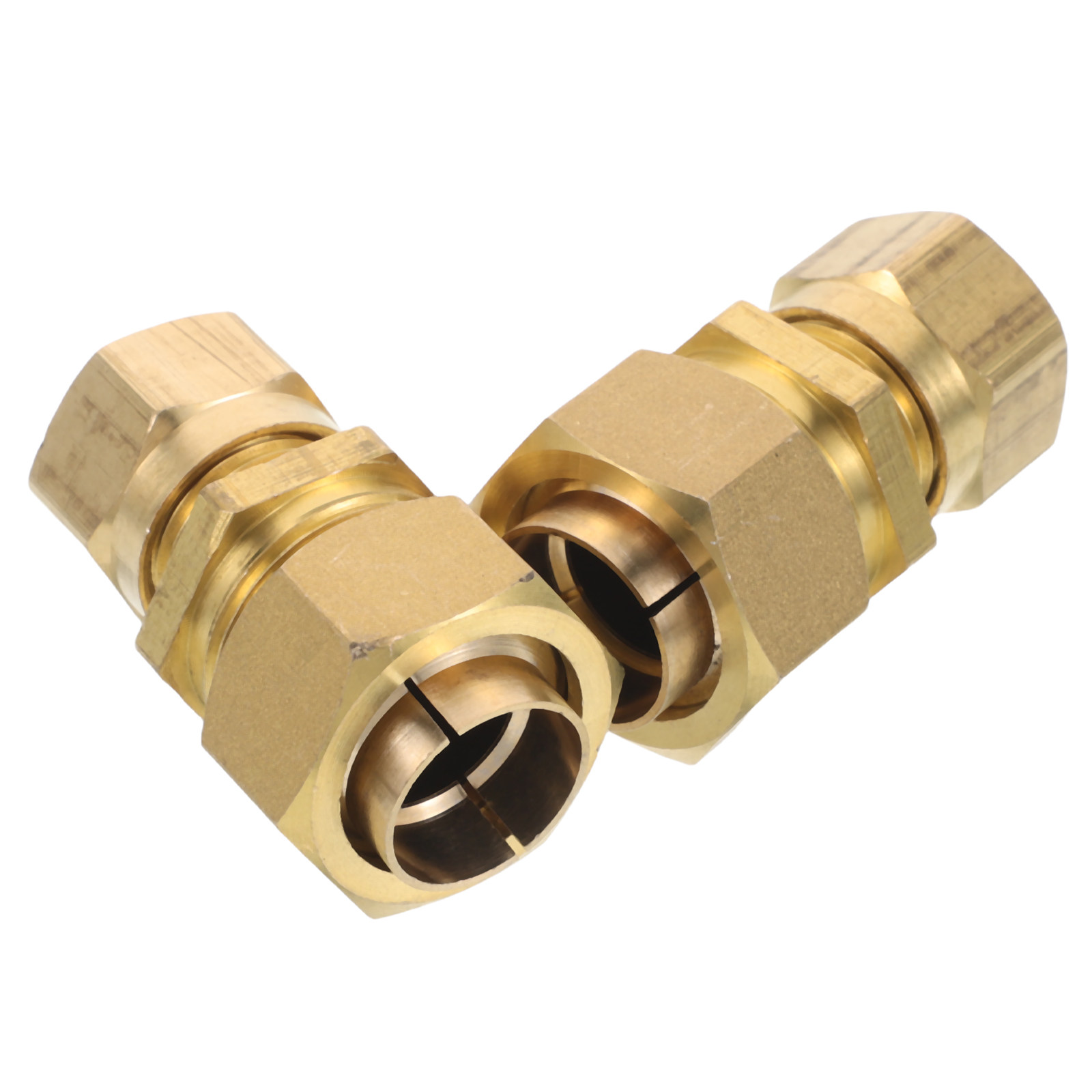 2Pcs Brass Quick Connector Pip - огляд і ціна Compression Fitting Brass