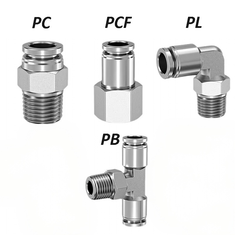 PC PCF PL PB-M8/01/02/03/04 Ni - огляд і ціна Compression Fitting Brass
