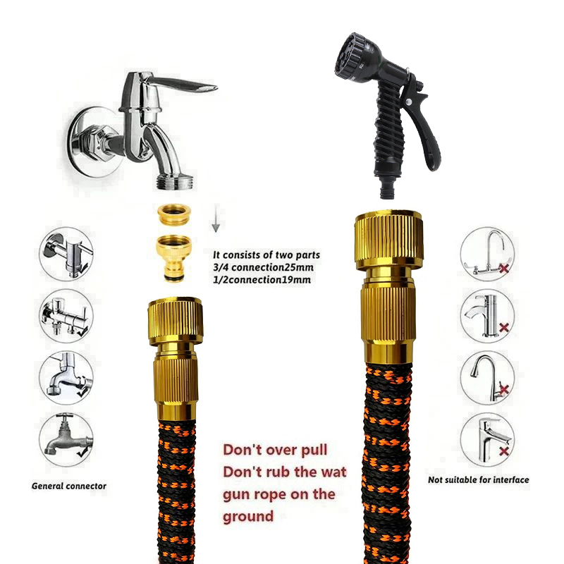 25FT-100FT Expandable Magic Ho - огляд і ціна Flexible Hose Braided