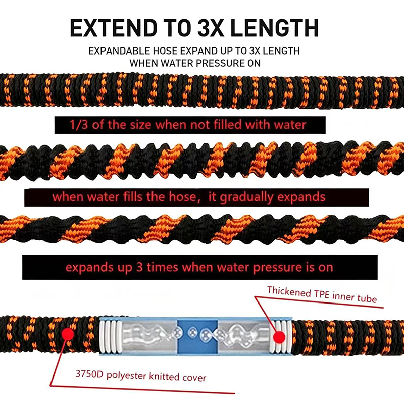25FT-100FT Expandable Magic Ho - огляд і ціна Flexible Hose Braided